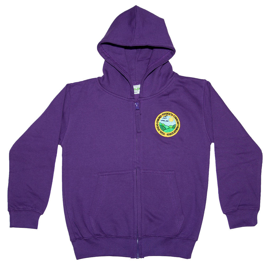 School Zipped Hoody