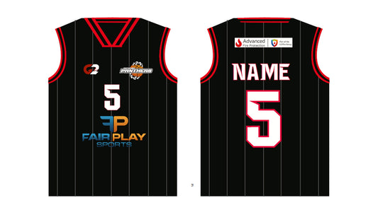 Personalised Pontypridd Panthers - Basketball Vest