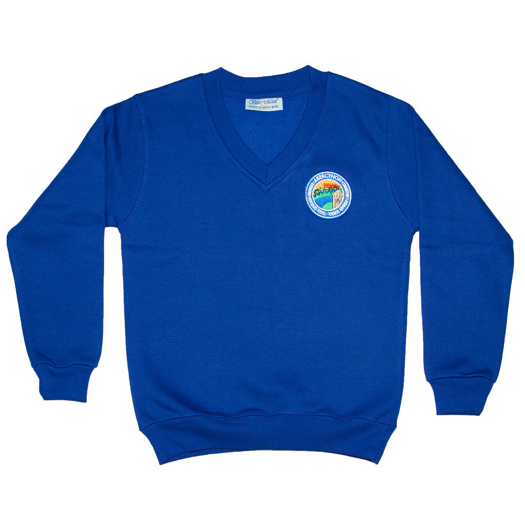 V neck hotsell school sweatshirt