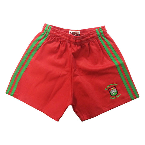 Pwllheli RFC playing shorts